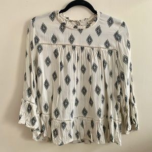 Lucky Brand peasant blouse